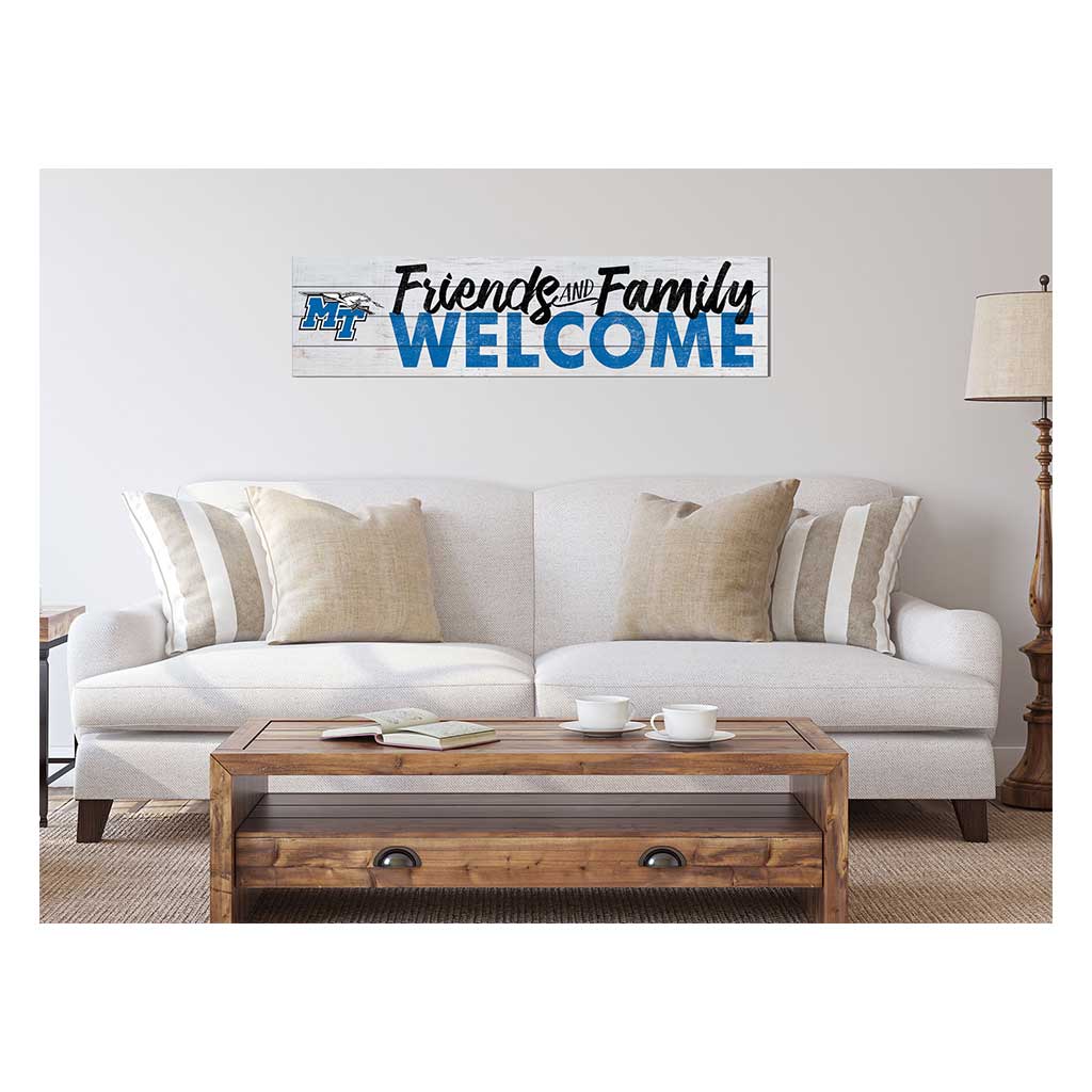 40x10 Sign Friends Family Welcome Middle Tennessee State