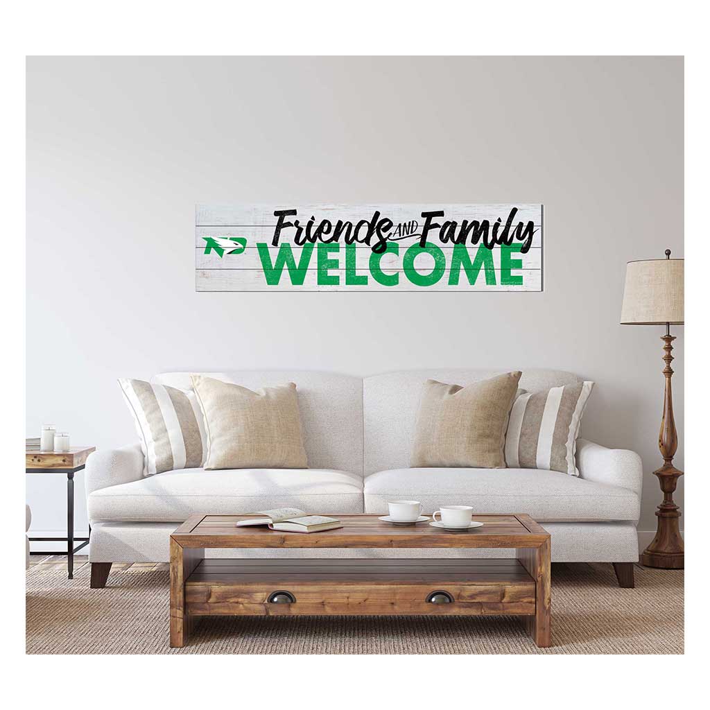 40x10 Sign Friends Family Welcome North Dakota Fighting Hawks