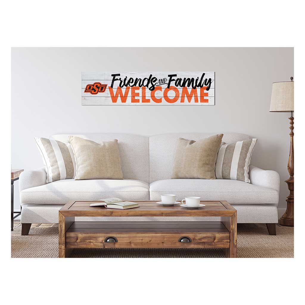 40x10 Sign Friends Family Welcome Oklahoma State Cowboys