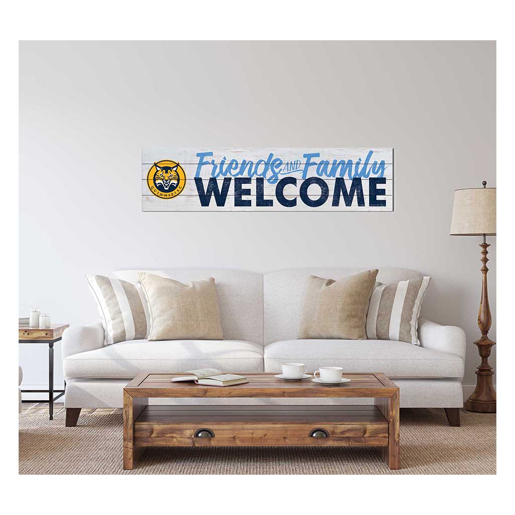 40x10 Sign Friends Family Welcome Quinnipiac Bobcats