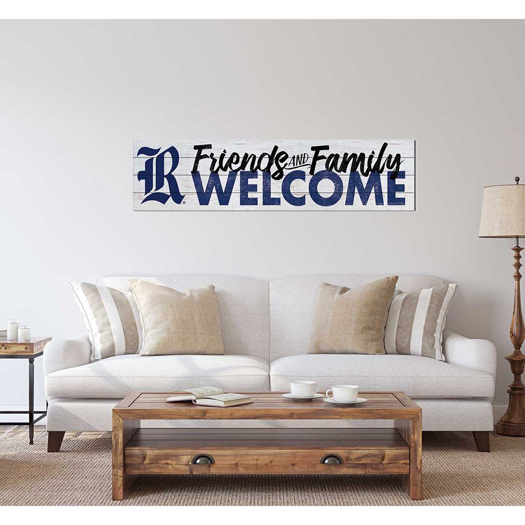 40x10 Sign Friends Family Welcome Rice Owls