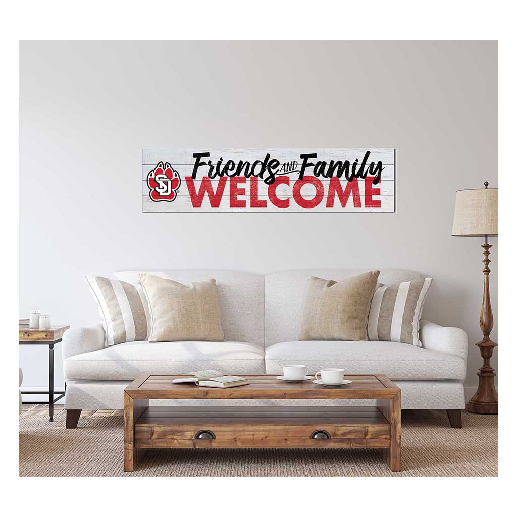 40x10 Sign Friends Family Welcome South Dakota Coyotes