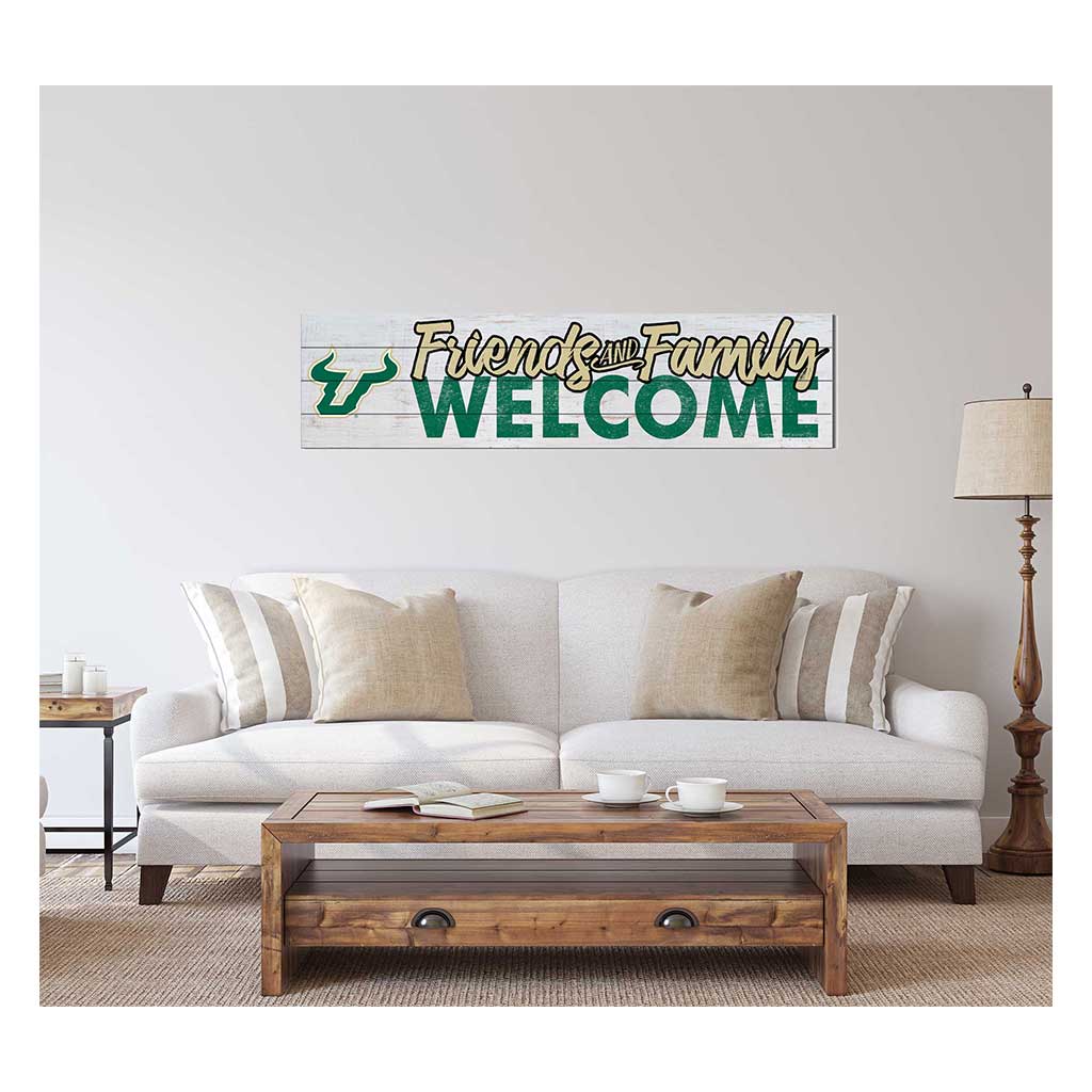 40x10 Sign Friends Family Welcome South Florida Bulls