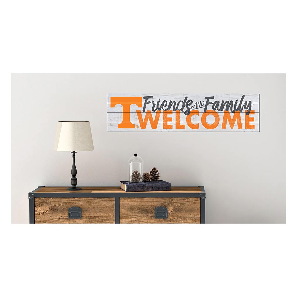 40x10 Sign Friends Family Welcome Tennessee Volunteers