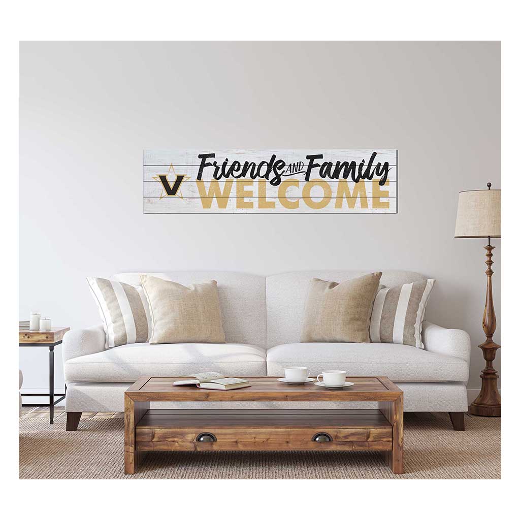 40x10 Sign Friends Family Welcome Vanderbilt Commodores