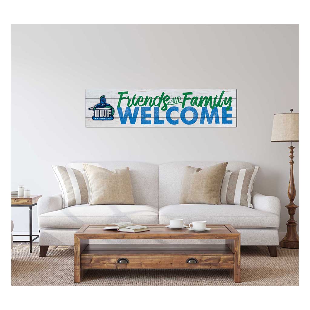 40x10 Sign Friends Family Welcome West Florida (Univ) Argonauts