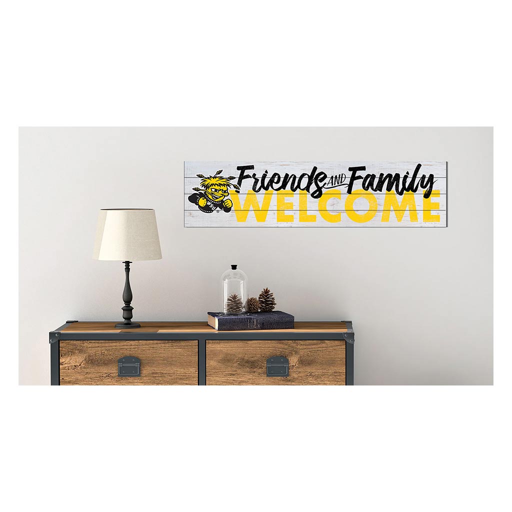 40x10 Sign Friends Family Welcome Wichita State Shockers