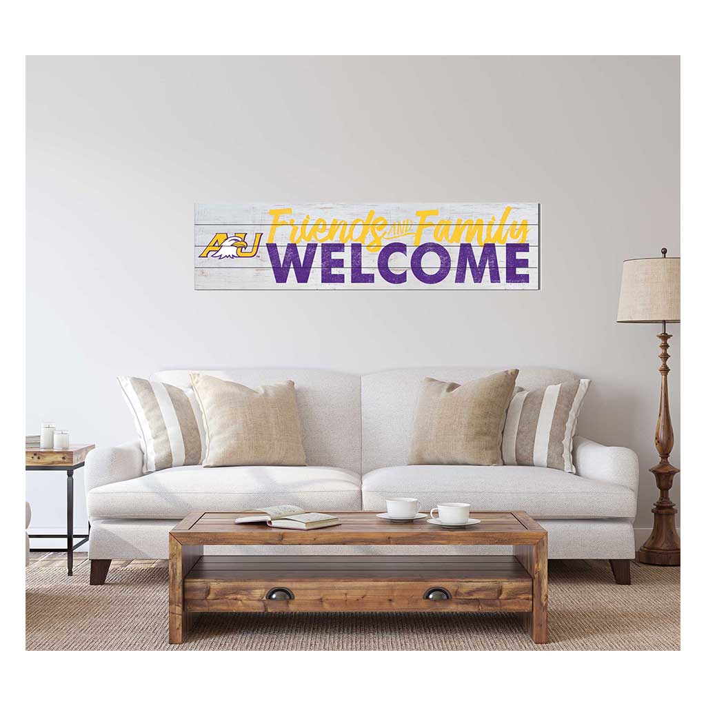 40x10 Sign Friends Family Welcome Ashland University Bookstore