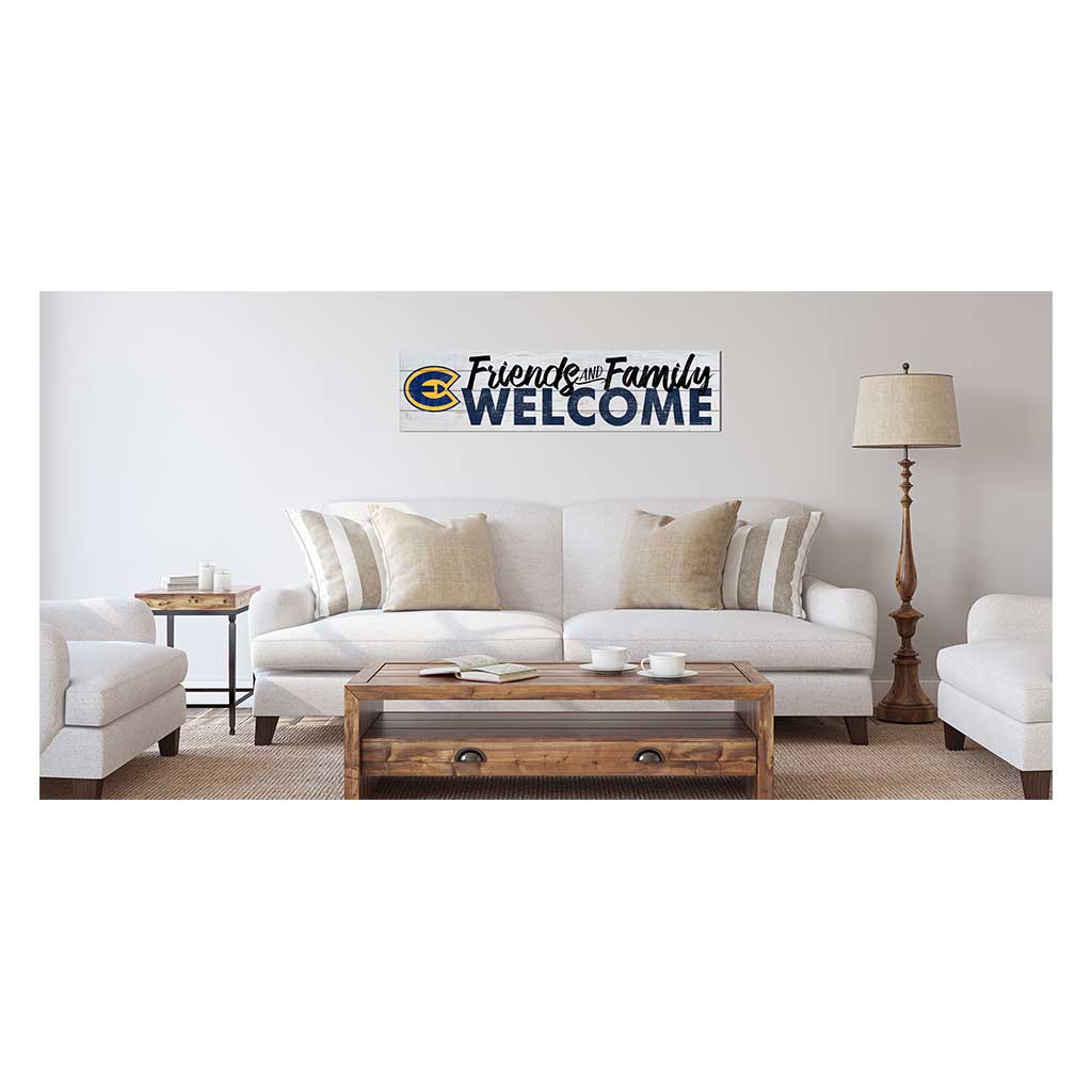 40x10 Sign Friends Family Welcome Eau Claire University Blugolds