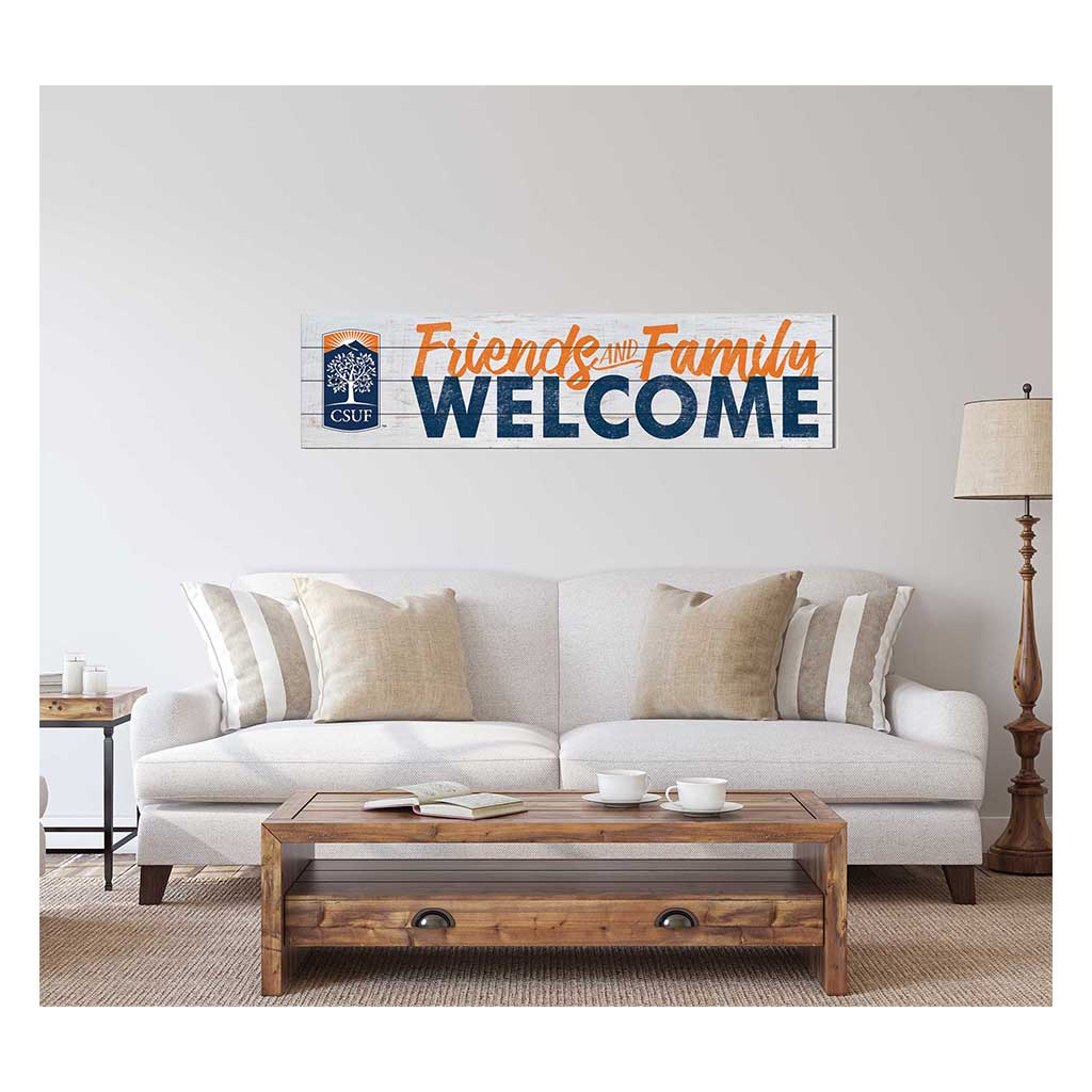 40x10 Sign Friends Family Welcome Cal State Fullerton Titans