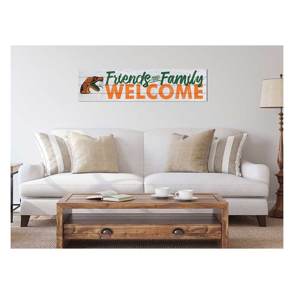 40x10 Sign Friends Family Welcome Florida A&M Rattlers