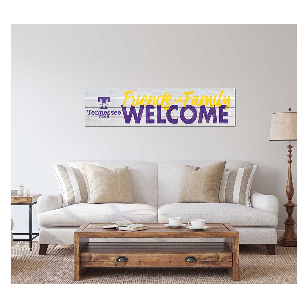 40x10 Sign Friends Family Welcome Tennessee Tech Golden Eagles