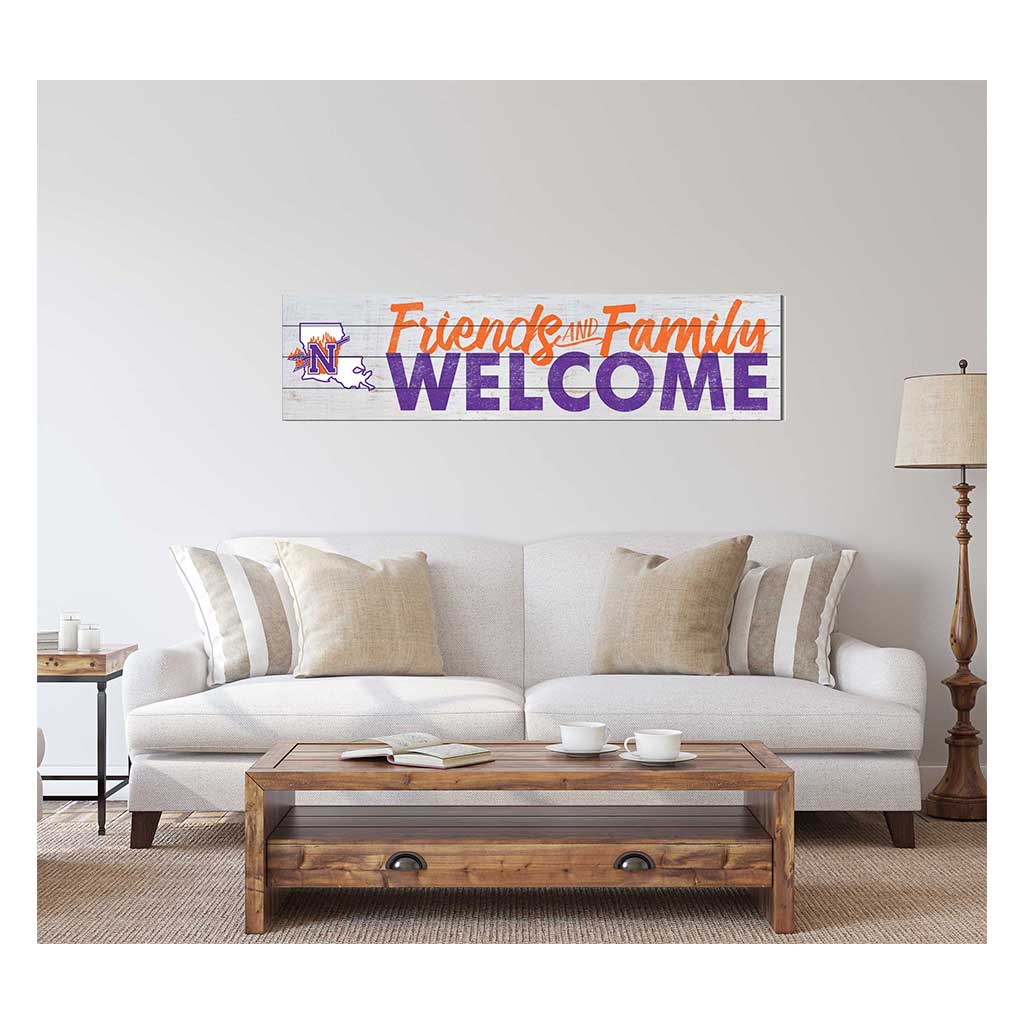 40x10 Sign Friends Family Welcome Northwestern State Demons