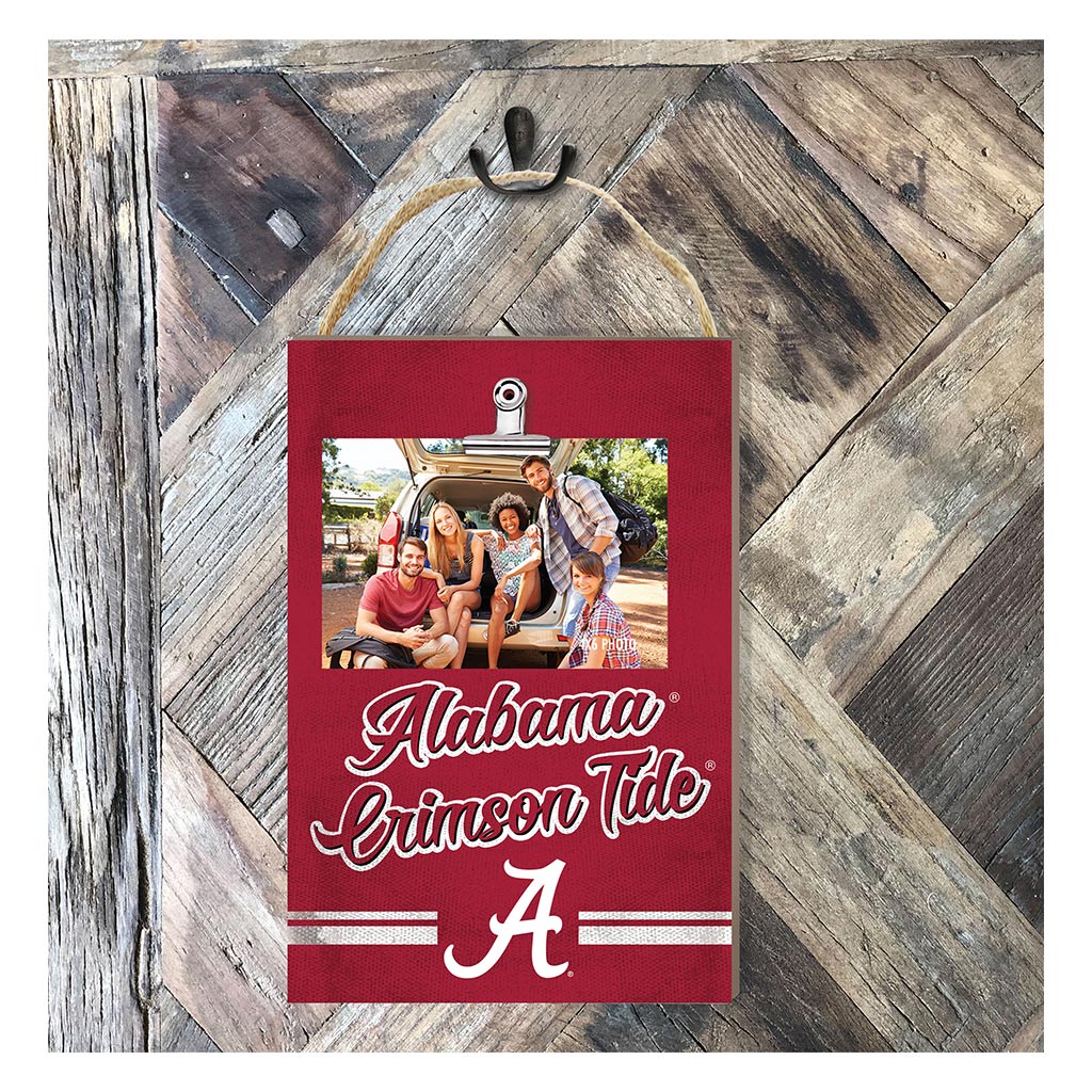 Hanging Clip-It Photo Colored Logo Alabama Crimson Tide