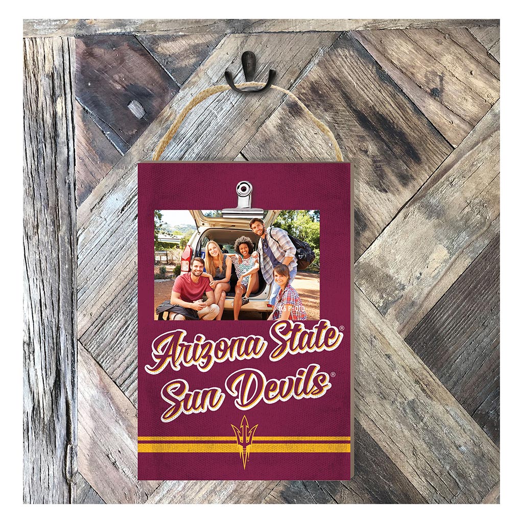 Hanging Clip-It Photo Colored Logo Arizona State Sun Devils
