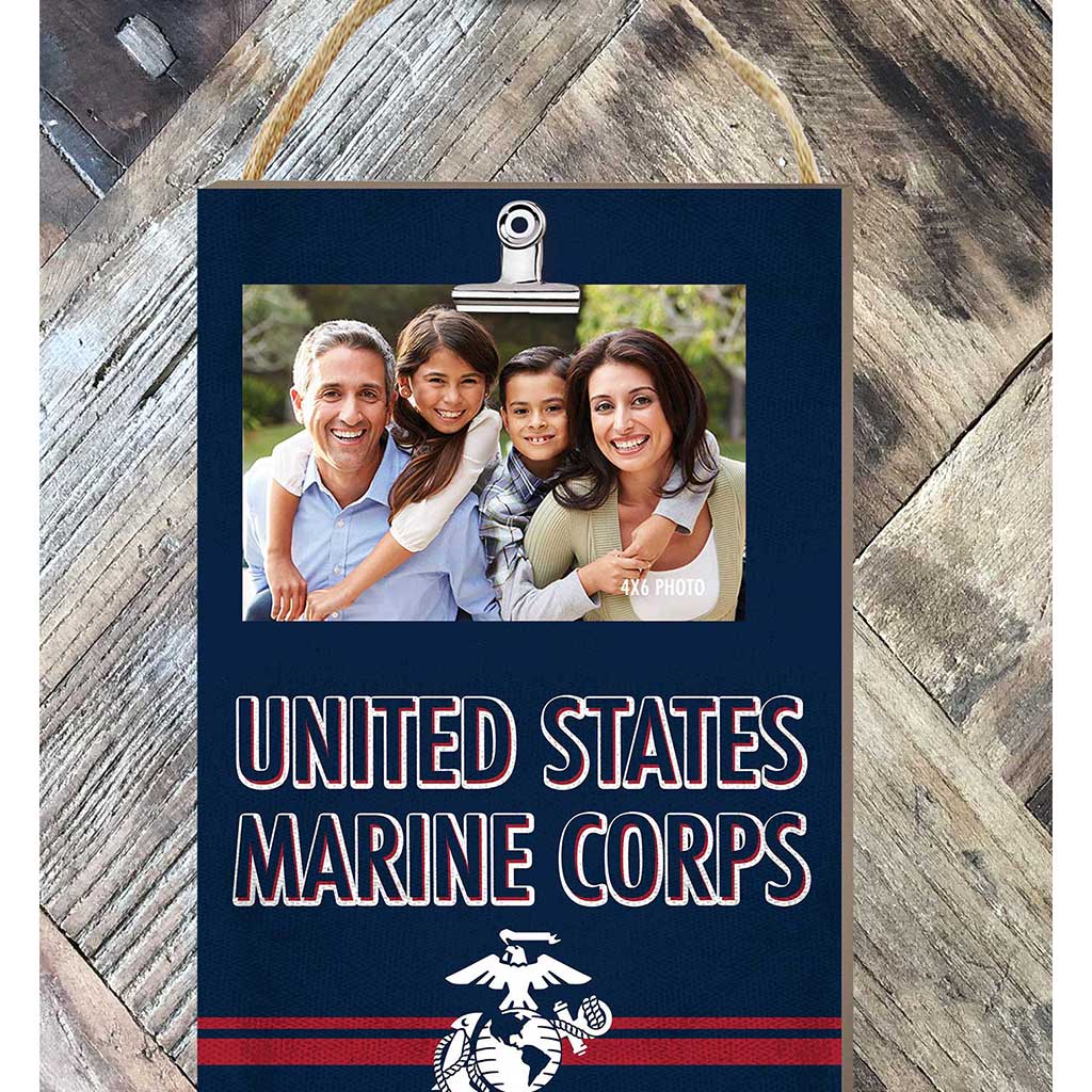 Hanging Clip-It Photo Colored Logo United States Marines