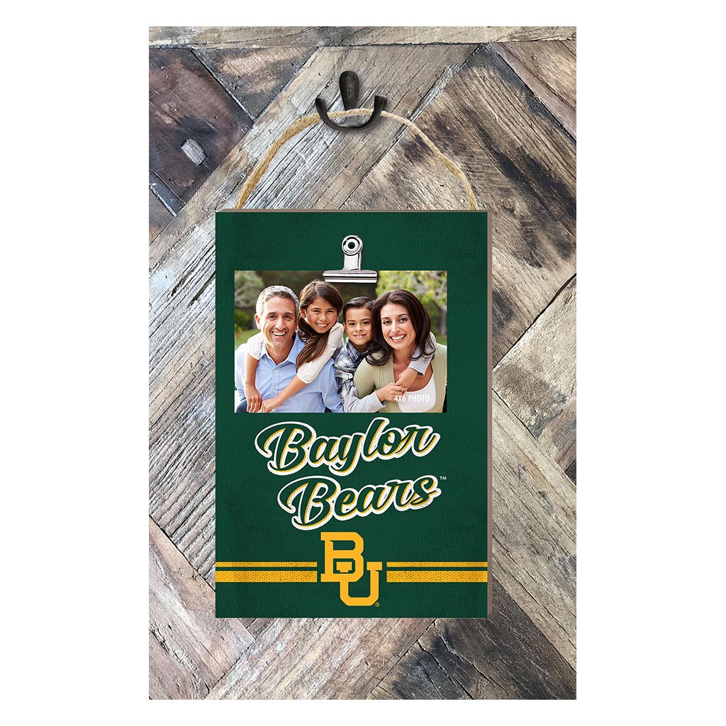 Hanging Clip-It Photo Colored Logo Baylor Bears