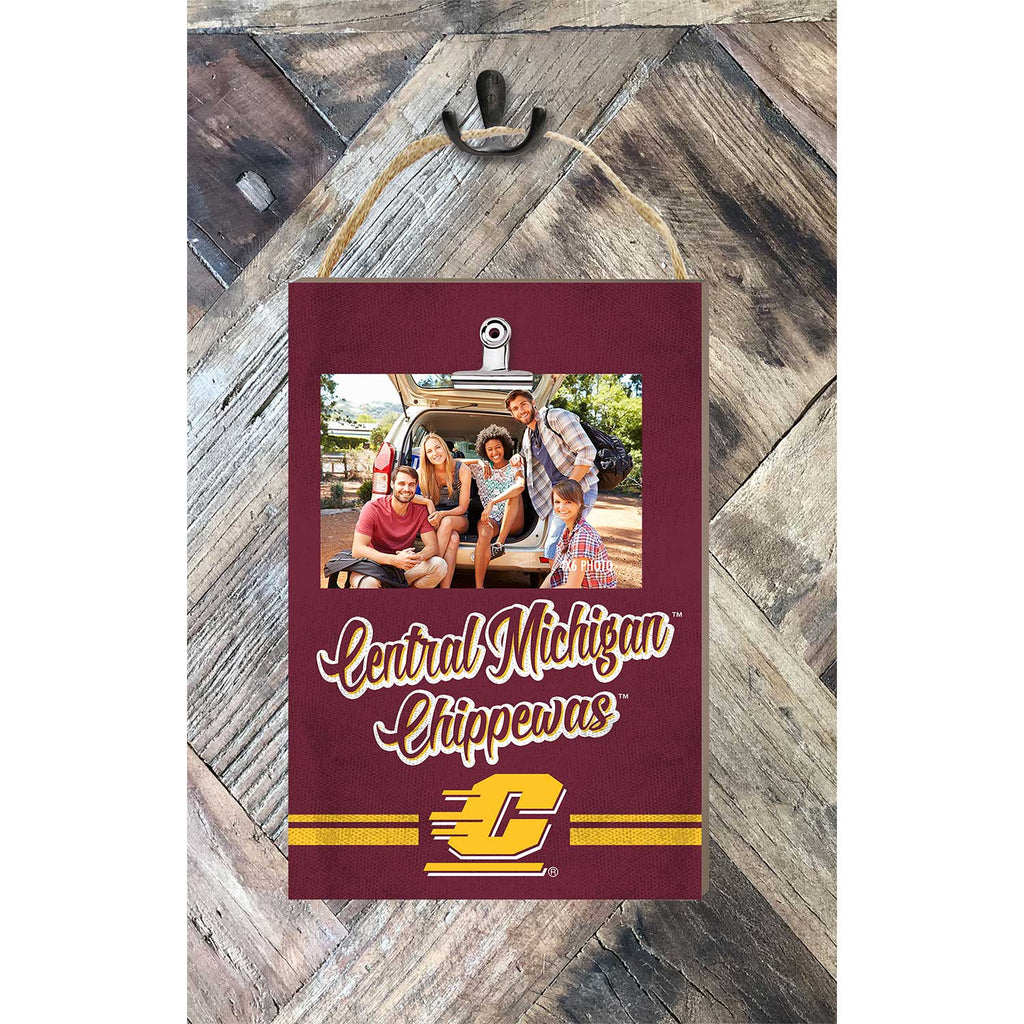 Hanging Clip-It Photo Colored Logo Central Michigan Chippewas