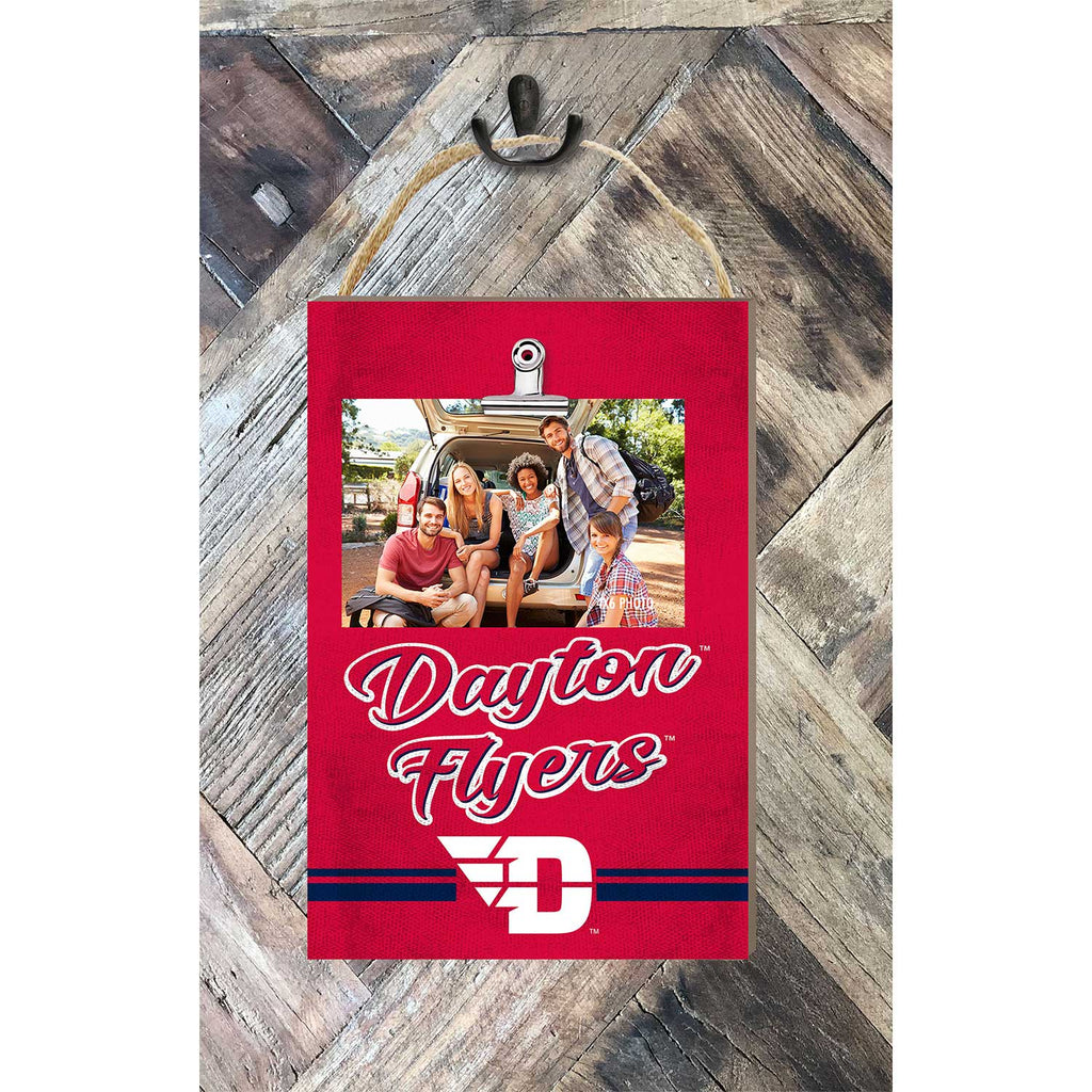 Hanging Clip-It Photo Colored Logo Dayton Flyers