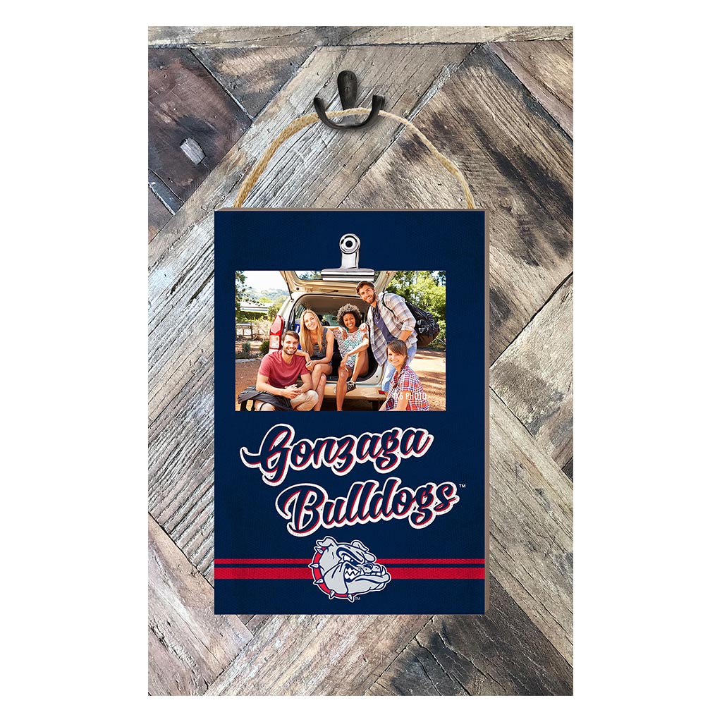 Hanging Clip-It Photo Colored Logo Gonzaga Bulldogs