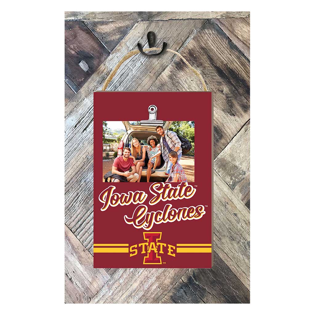 Hanging Clip-It Photo Colored Logo Iowa State Cyclones