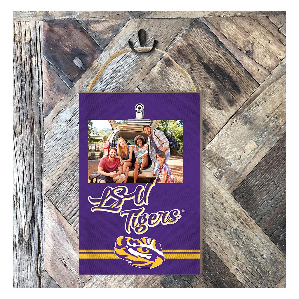 Hanging Clip-It Photo Colored Logo LSU Fighting Tigers