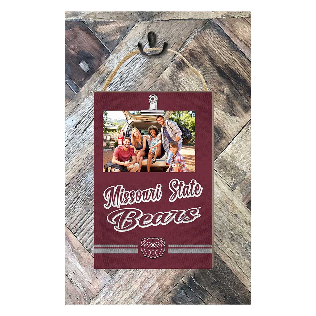 Hanging Clip-It Photo Colored Logo Missouri State Bears