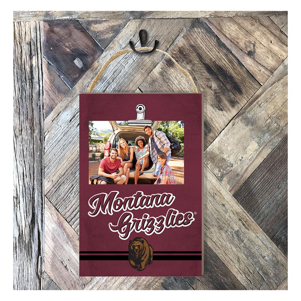 Hanging Clip-It Photo Colored Logo Montana Grizzlies