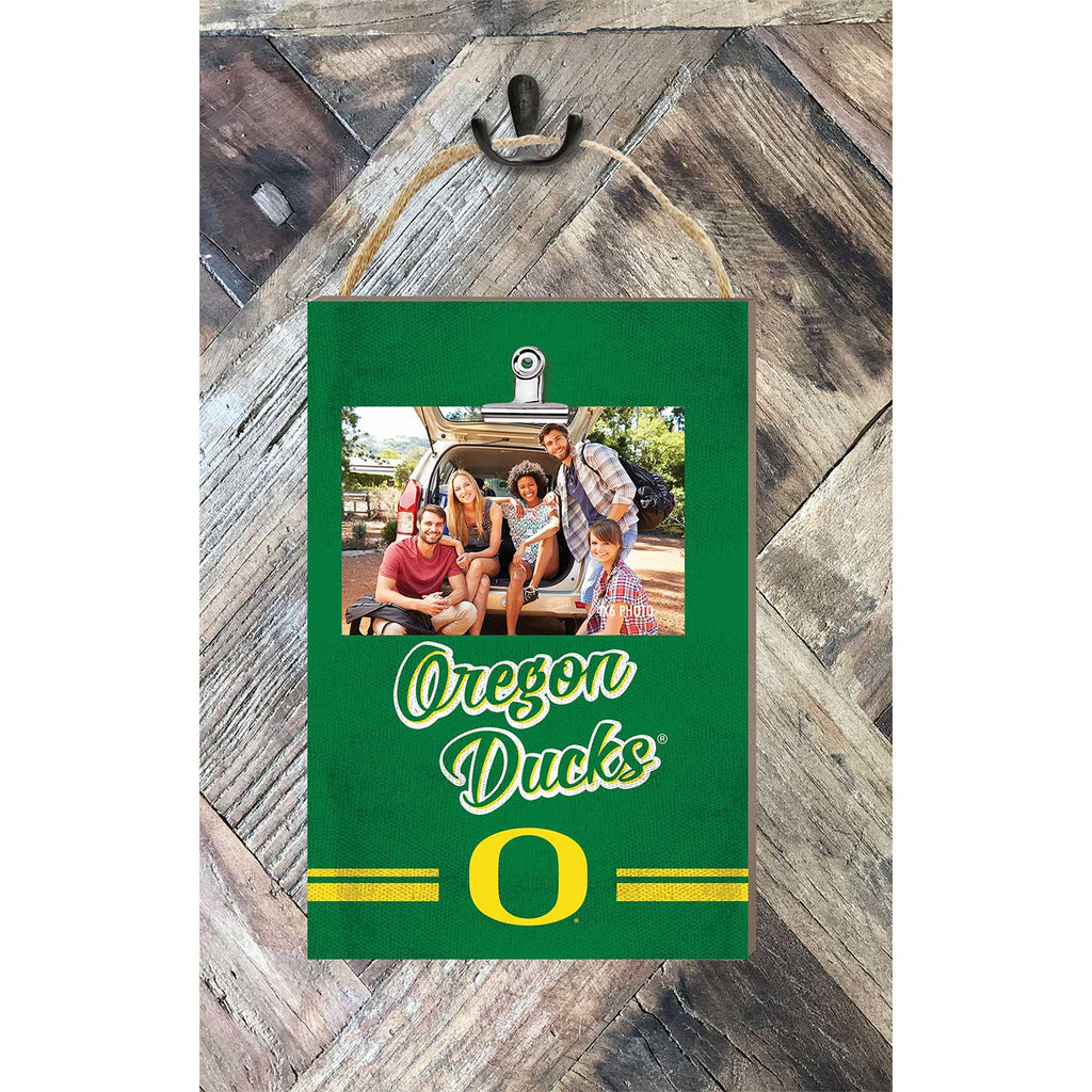 Hanging Clip-It Photo Colored Logo Oregon Ducks