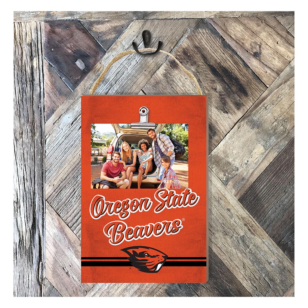 Hanging Clip-It Photo Colored Logo Oregon State Beavers