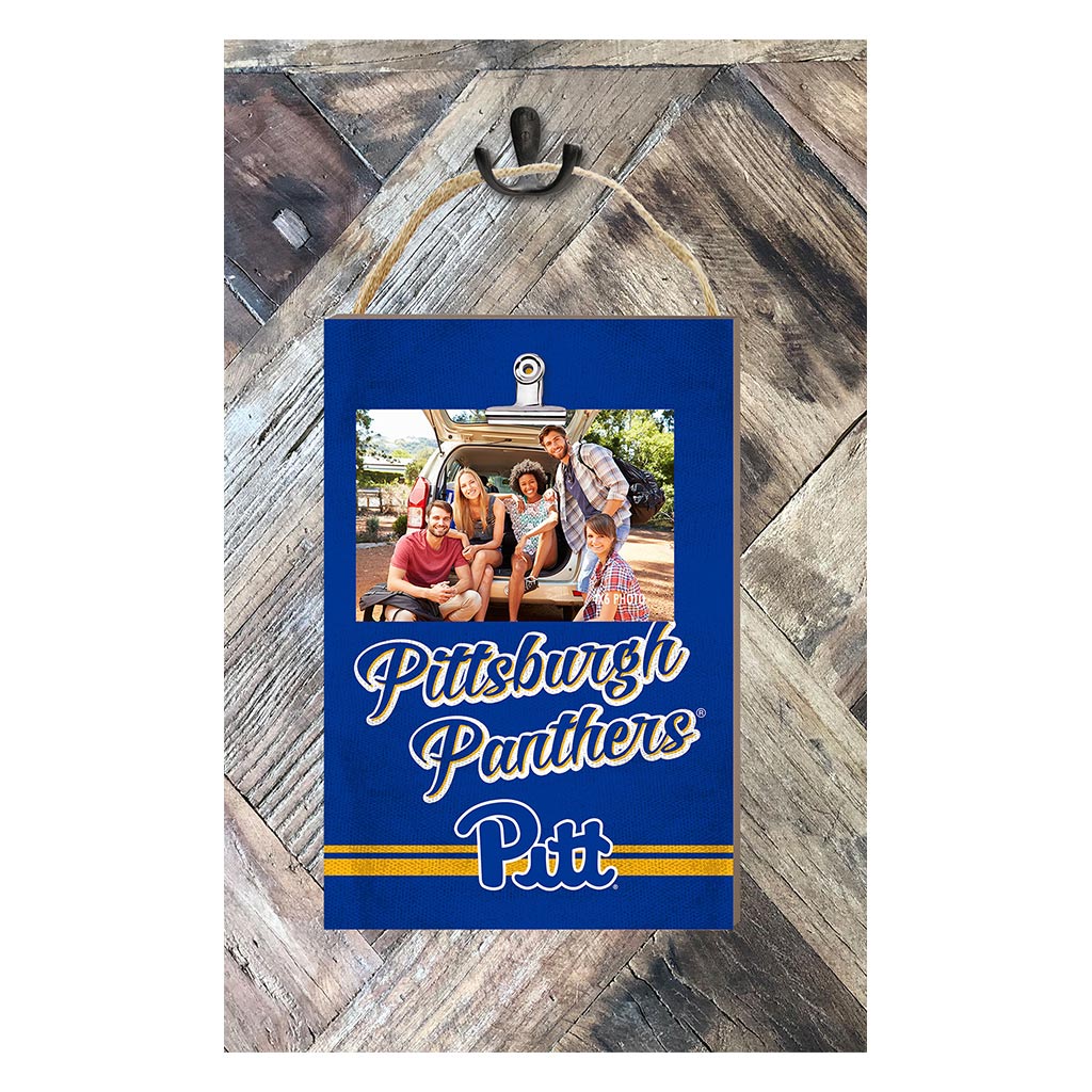 Hanging Clip-It Photo Colored Logo Pittsburgh Panthers