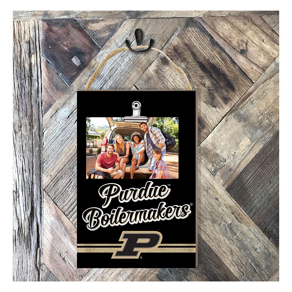Hanging Clip-It Photo Colored Logo Purdue Boilermakers