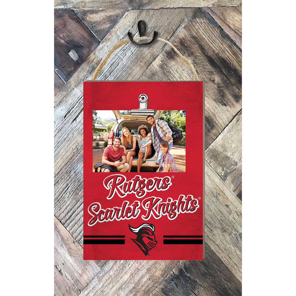 Hanging Clip-It Photo Colored Logo Rutgers Scarlet Knights