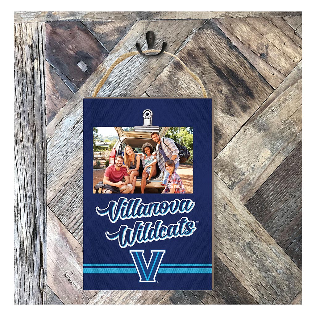 Hanging Clip-It Photo Colored Logo Villanova Wildcats