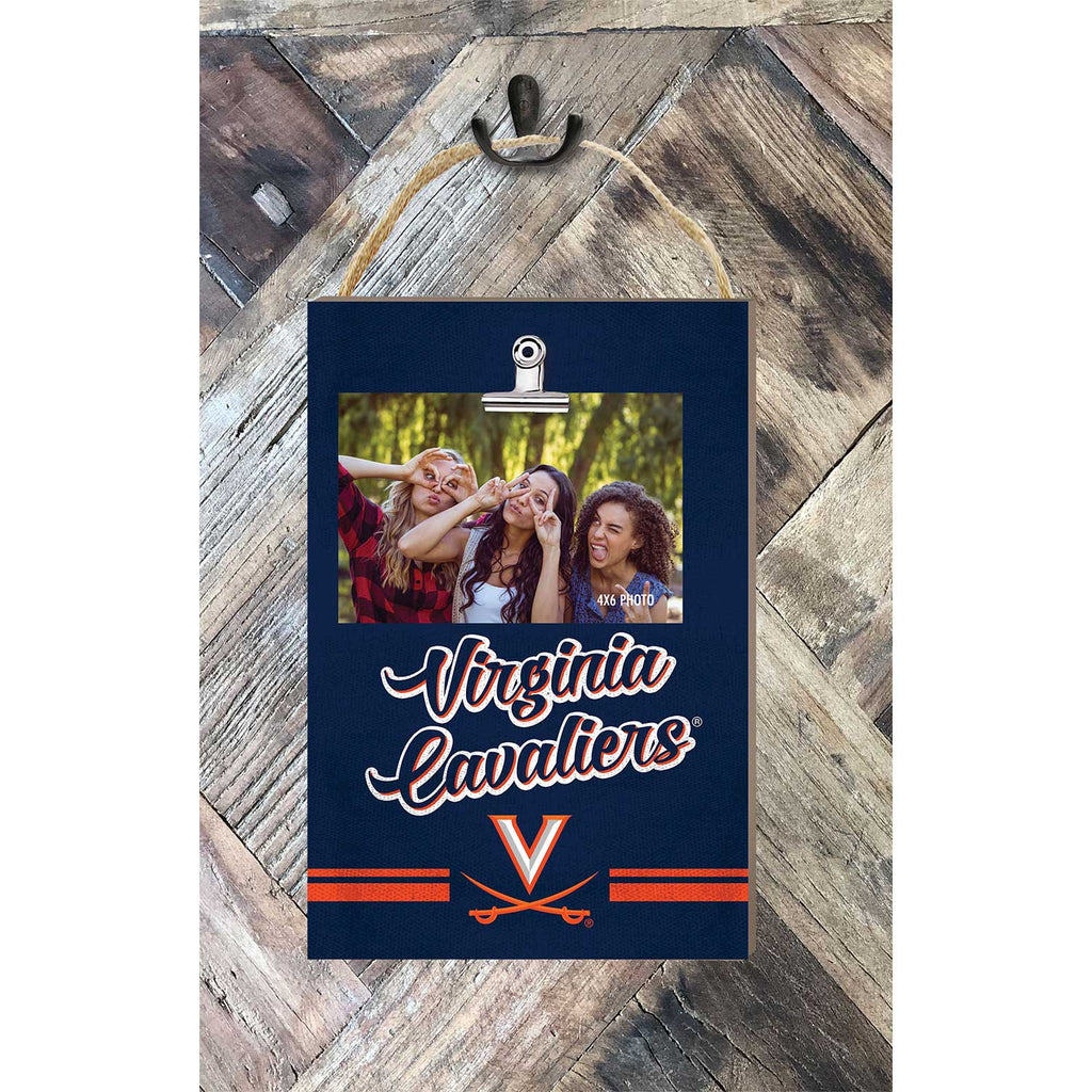Hanging Clip-It Photo Colored Logo Virginia Cavaliers