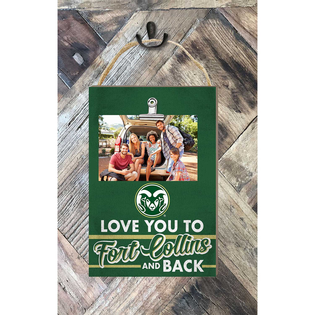 Hanging Clip-It Photo Love You To Colorado State-Ft. Collins Rams