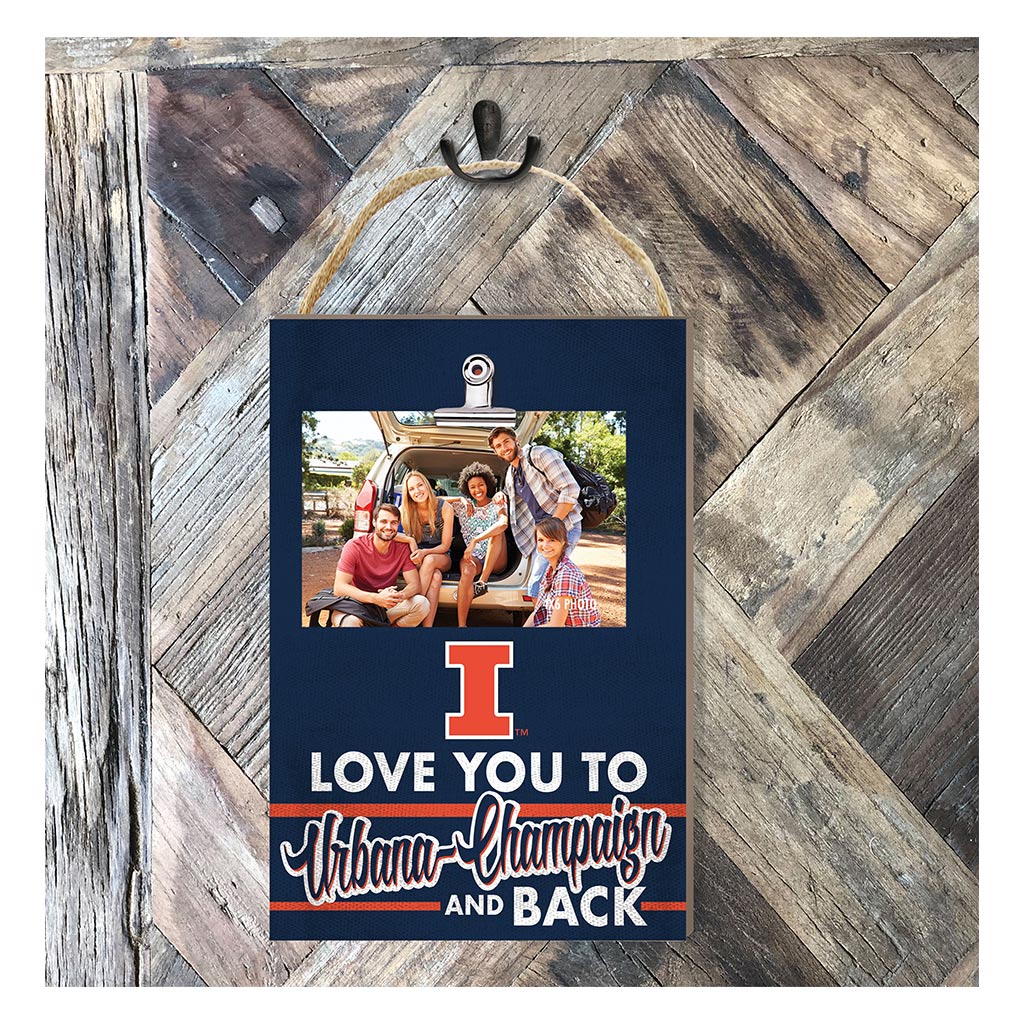 Hanging Clip-It Photo Love You To Illinois Fighting Illini