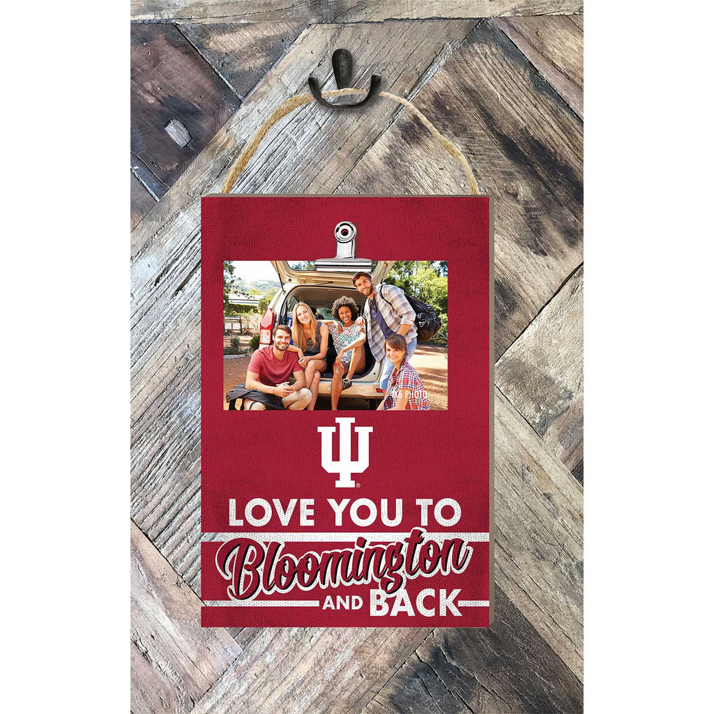 Hanging Clip-It Photo Love You To Indiana Hoosiers