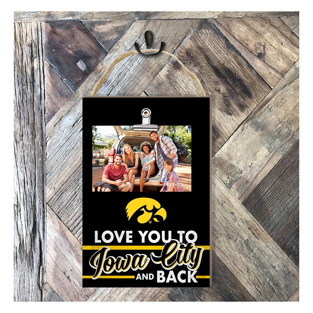 Hanging Clip-It Photo Love You To Iowa Hawkeyes