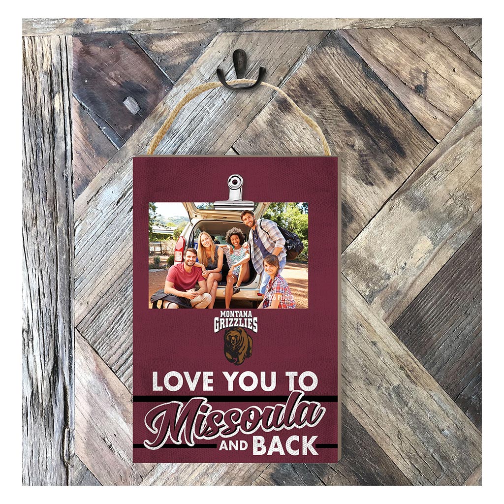 Hanging Clip-It Photo Love You To Montana Grizzlies