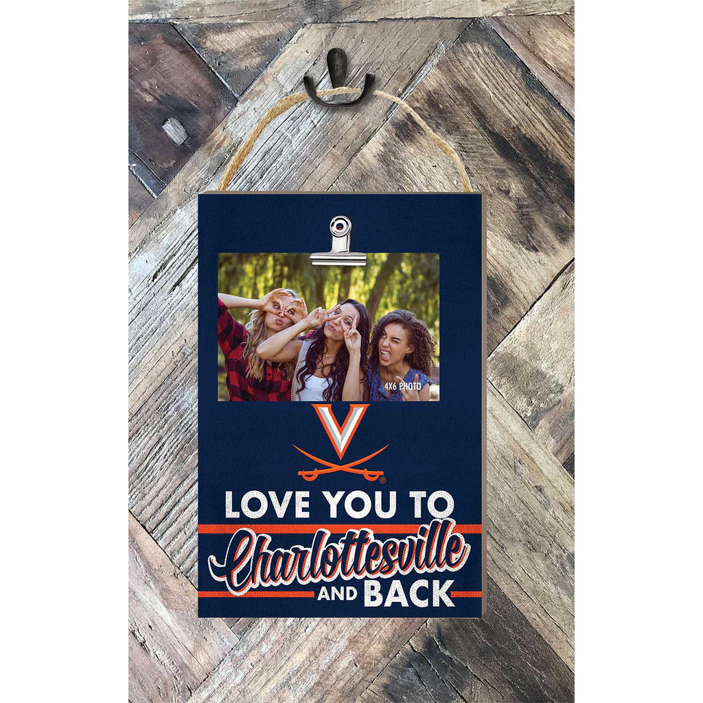 Hanging Clip-It Photo Love You To Virginia Cavaliers
