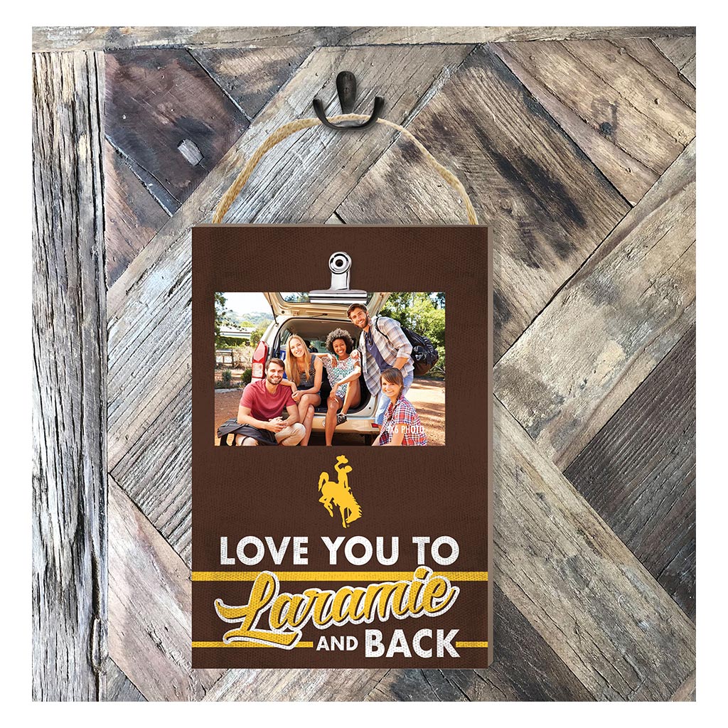 Hanging Clip-It Photo Love You To Wyoming Cowboys
