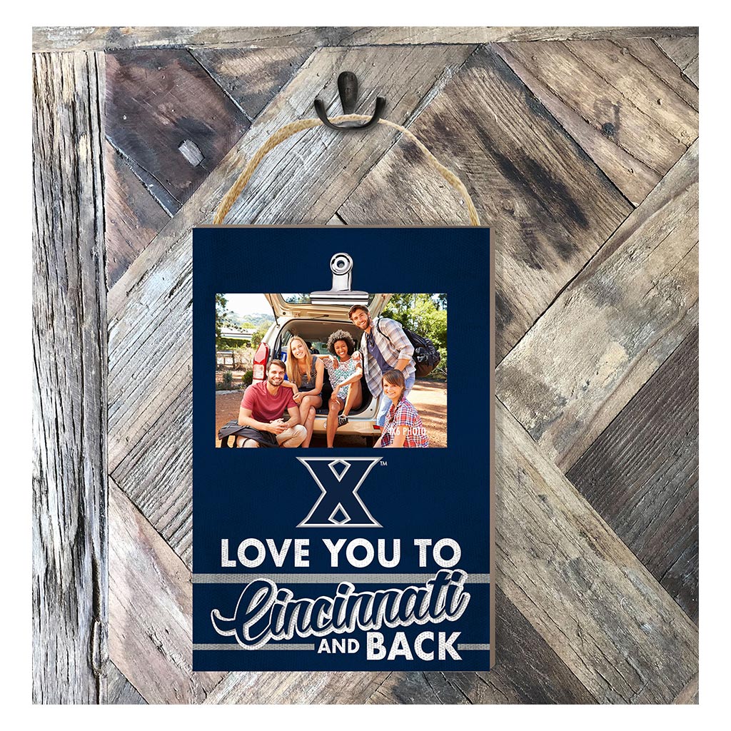 Hanging Clip-It Photo Love You To Xavier Ohio Musketeers