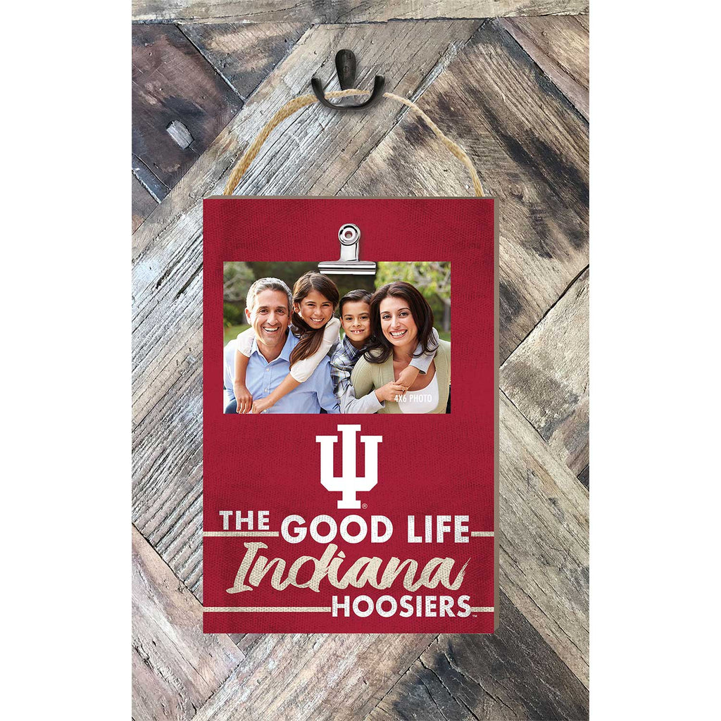 Hanging Clip-It Photo The Good Life Indiana Hoosiers