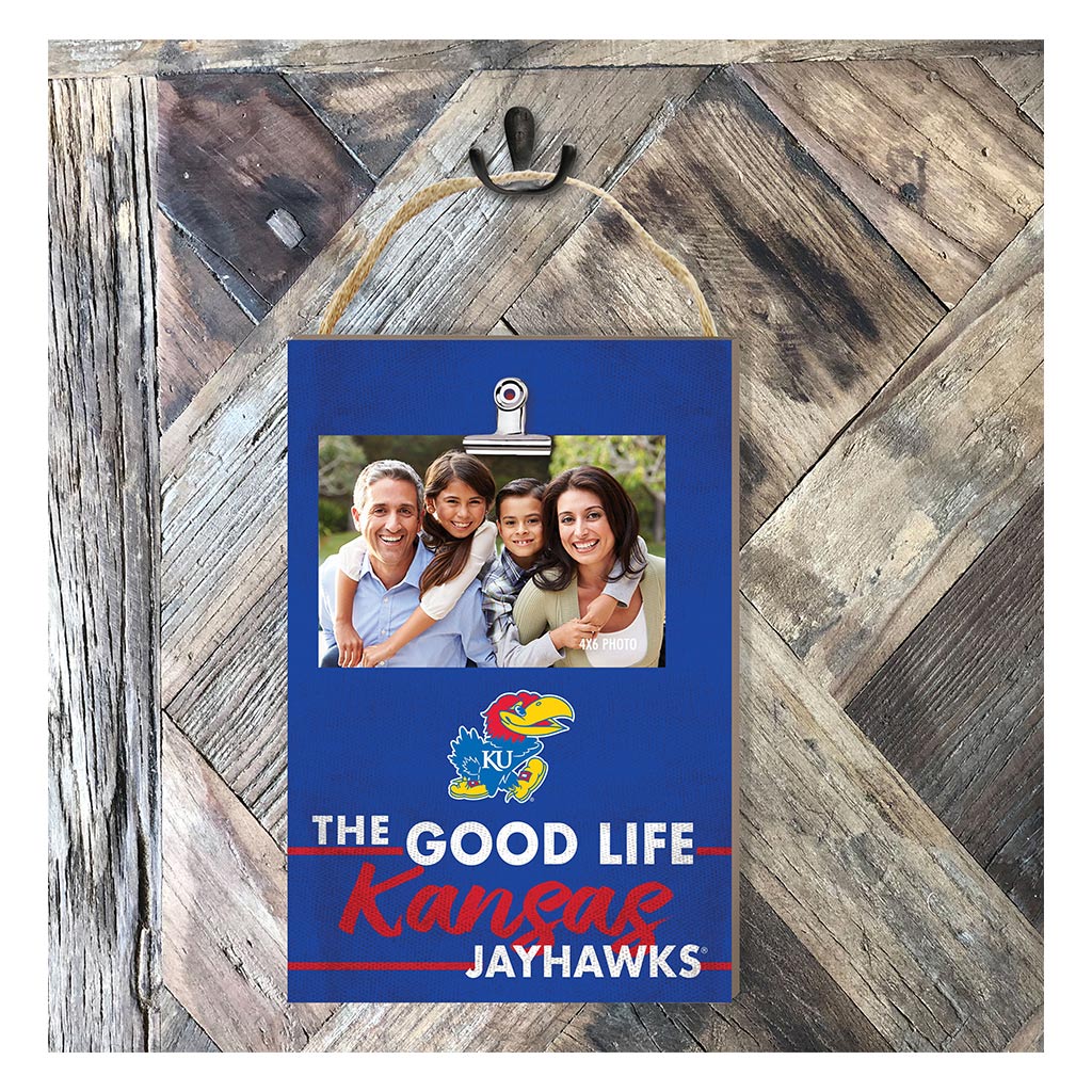 Hanging Clip-It Photo The Good Life Kansas Jayhawks