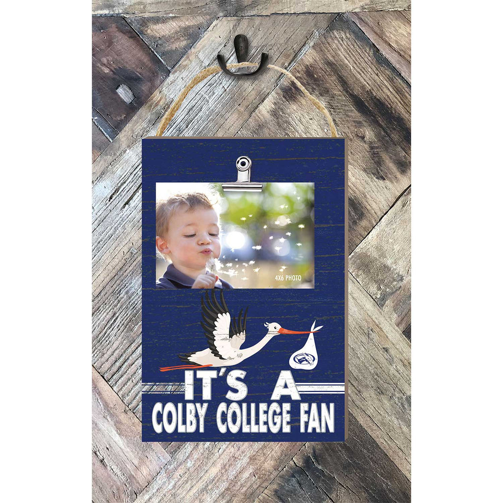Hanging Clip-It Photo It's A Colby College White Mules