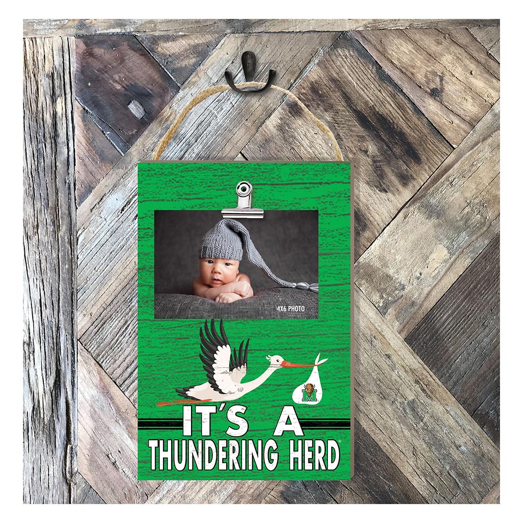 Hanging Clip-It Photo It's A Marshall Thundering Herd