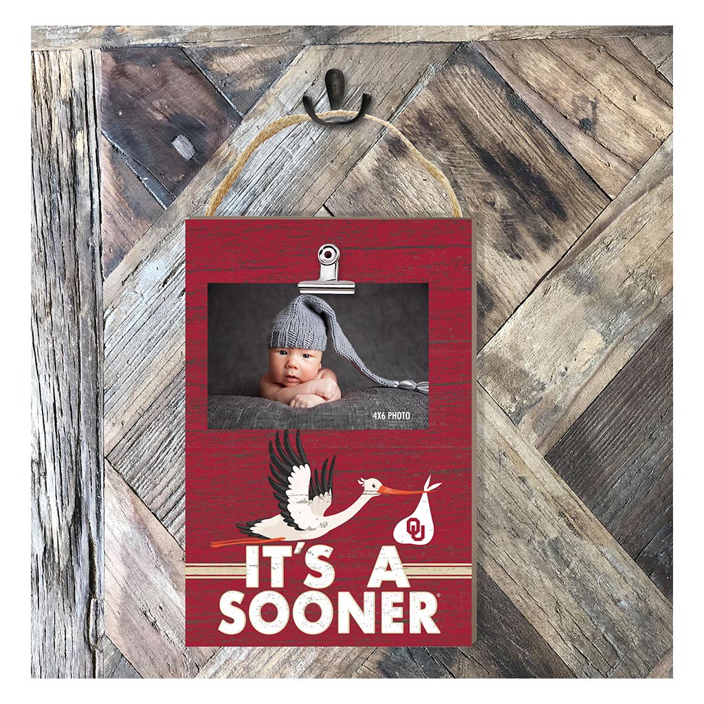 Hanging Clip-It Photo It's A Oklahoma Sooners