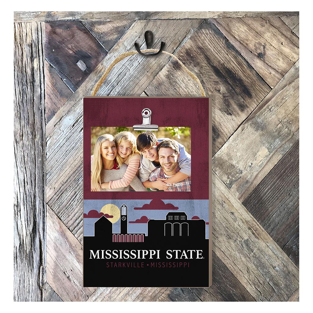 Hanging Clip-It UScape Skyline Mississippi State Bulldogs