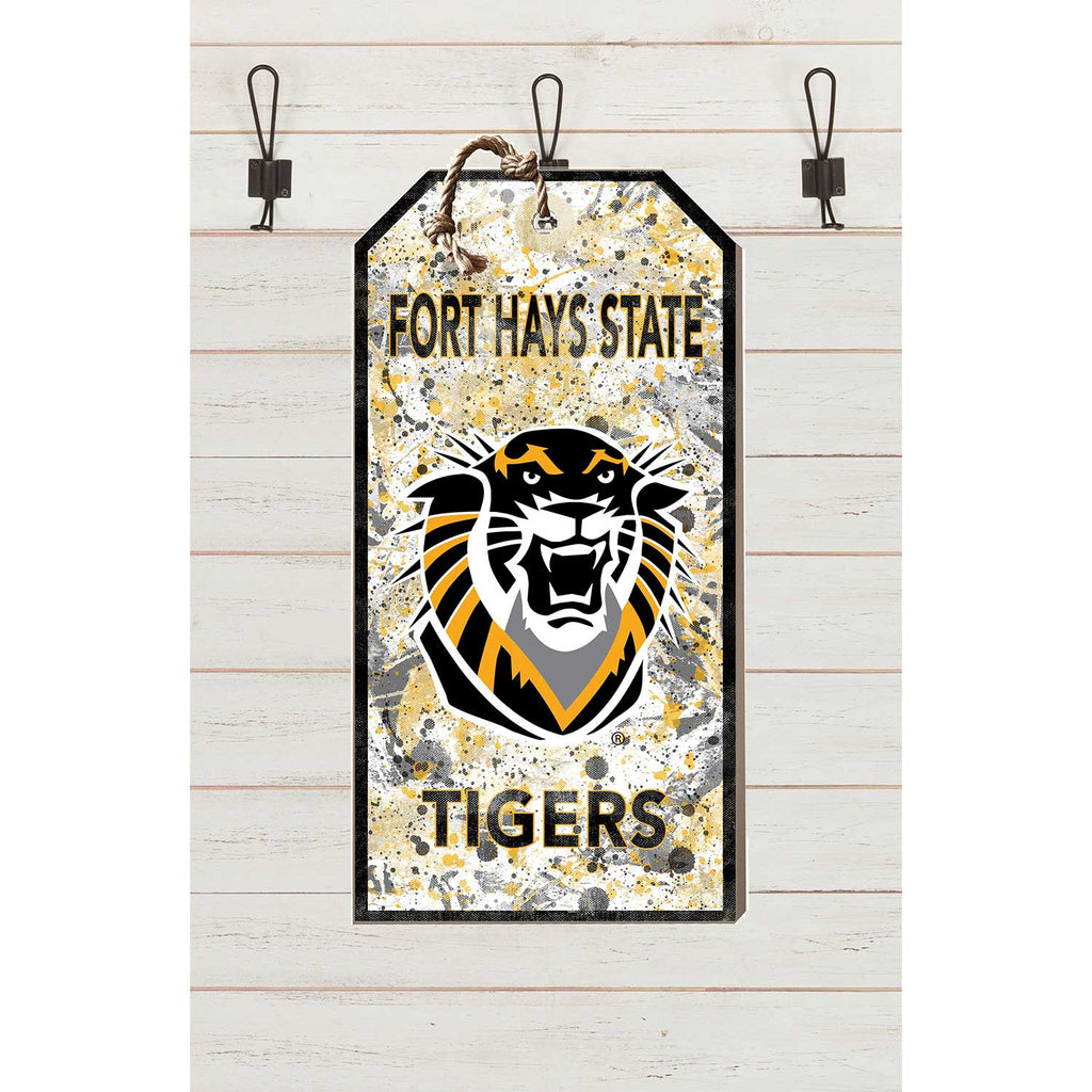 Small Hanging Tag Graffiti Team Spirit Fort Hays State Tigers